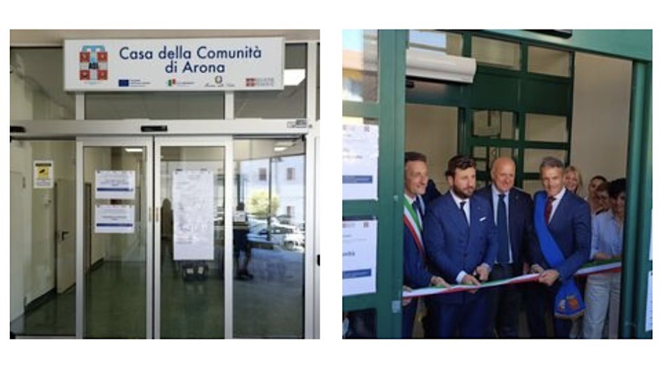 Arona, inaugurazione della Casa della Comunità e dell’Ospedale di Comunità